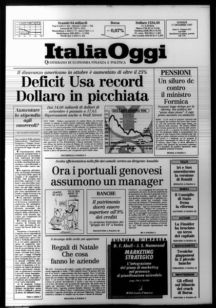 Italia oggi : quotidiano di economia finanza e politica